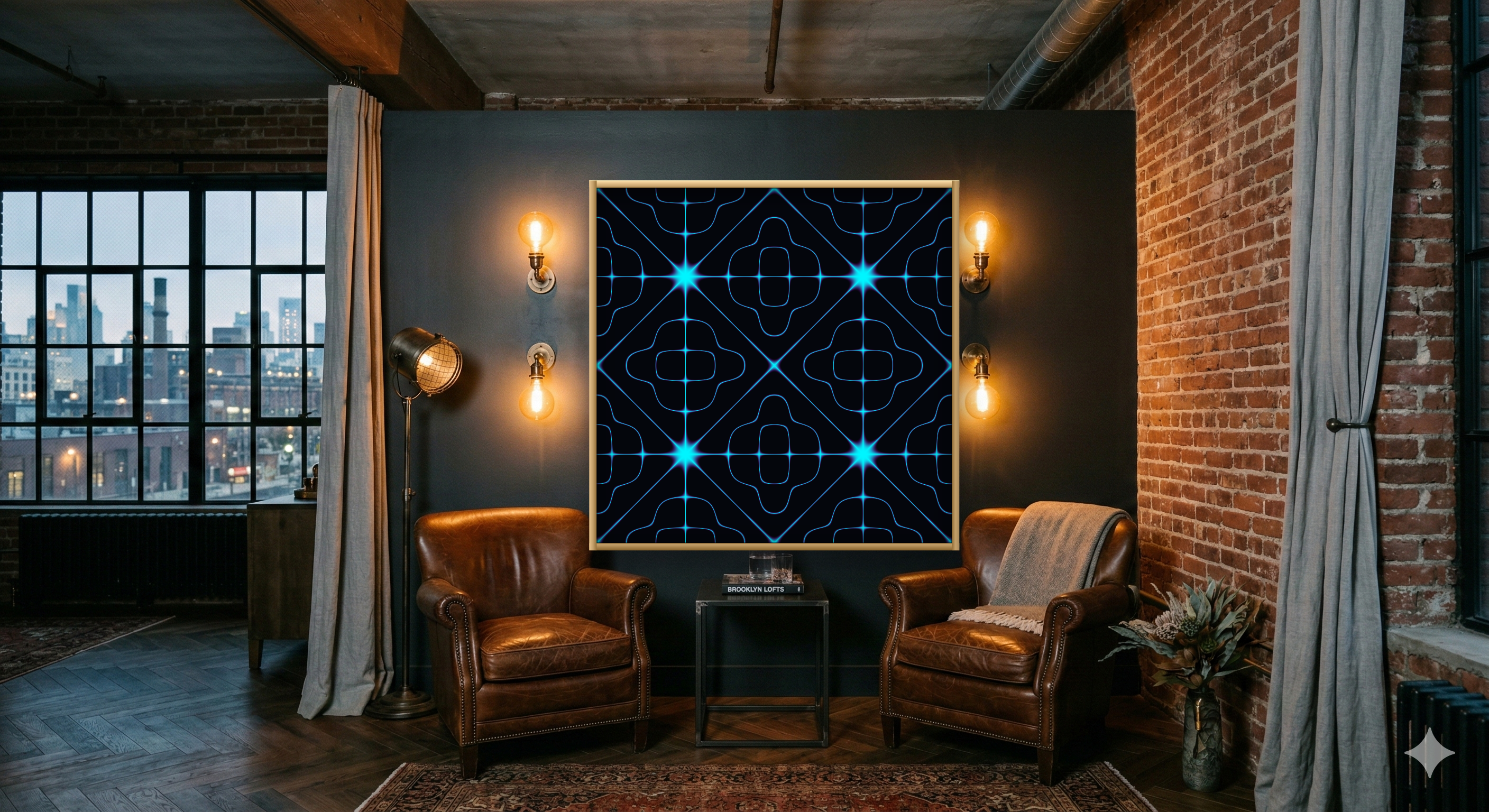 Industrial hotel setting