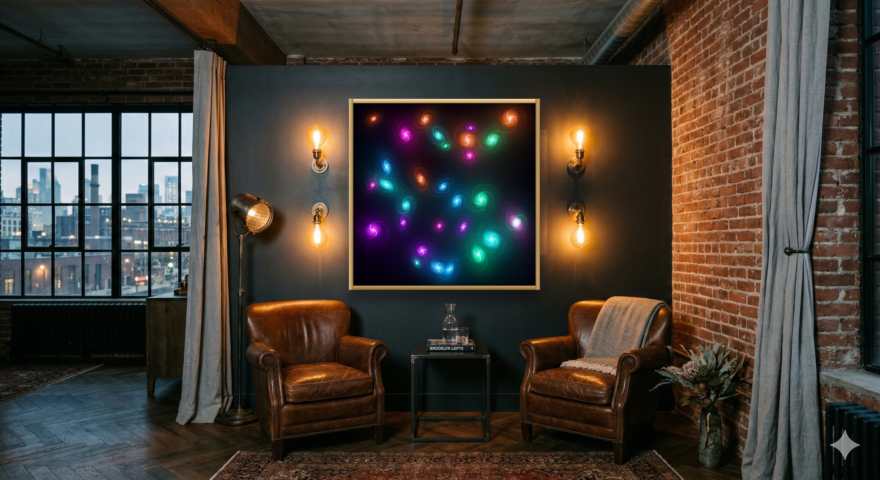 Industrial hotel setting