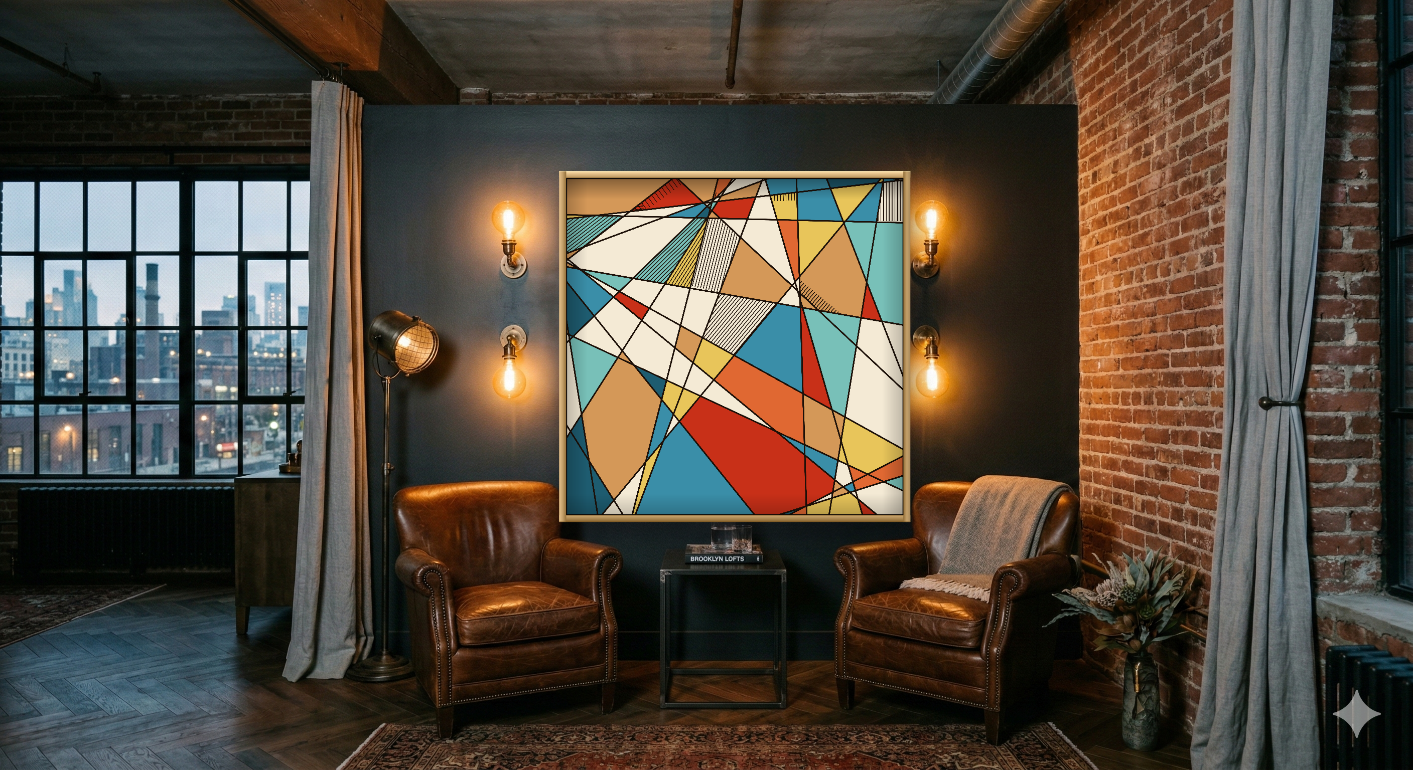 Industrial hotel setting