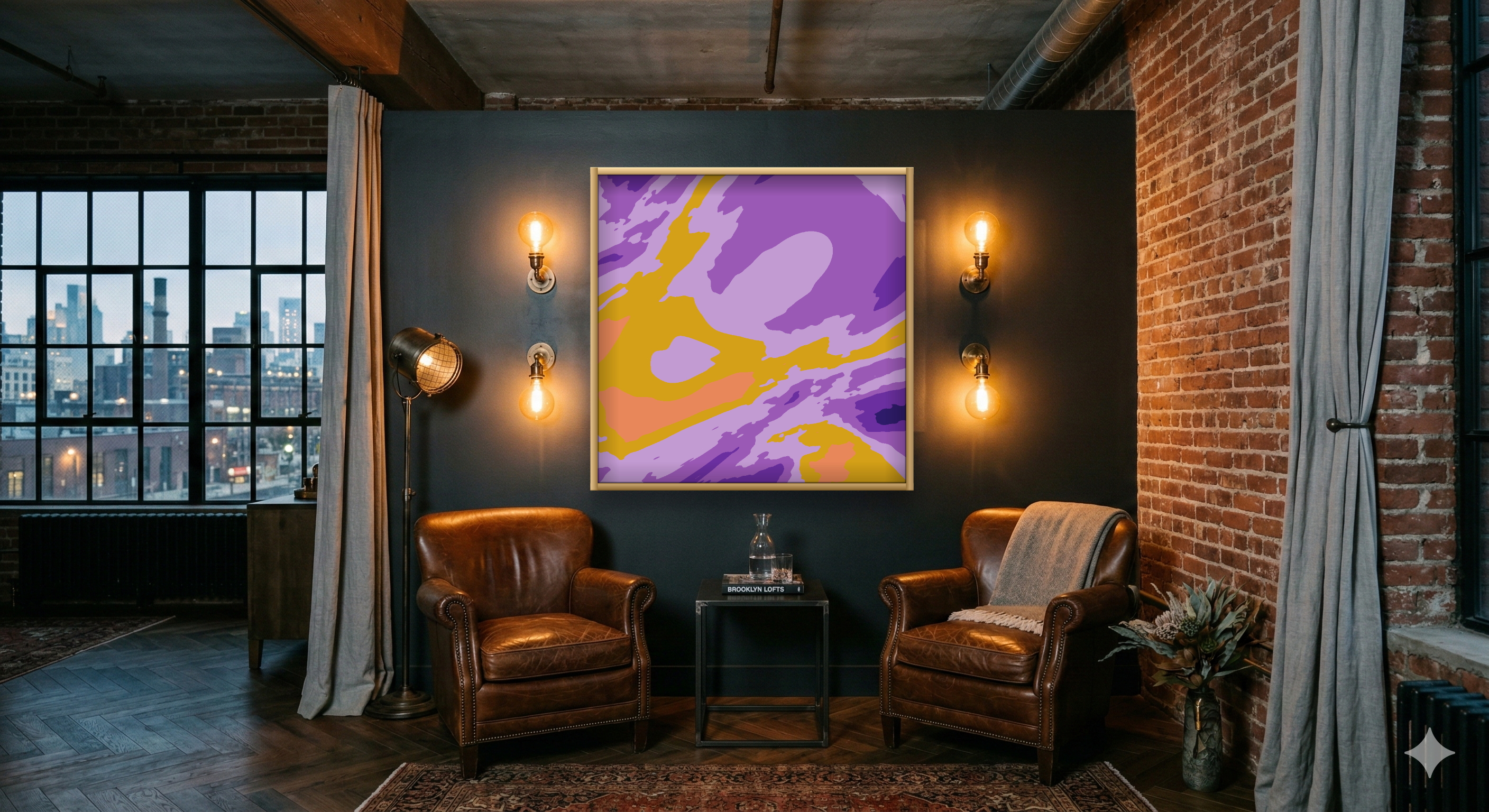 Industrial hotel setting