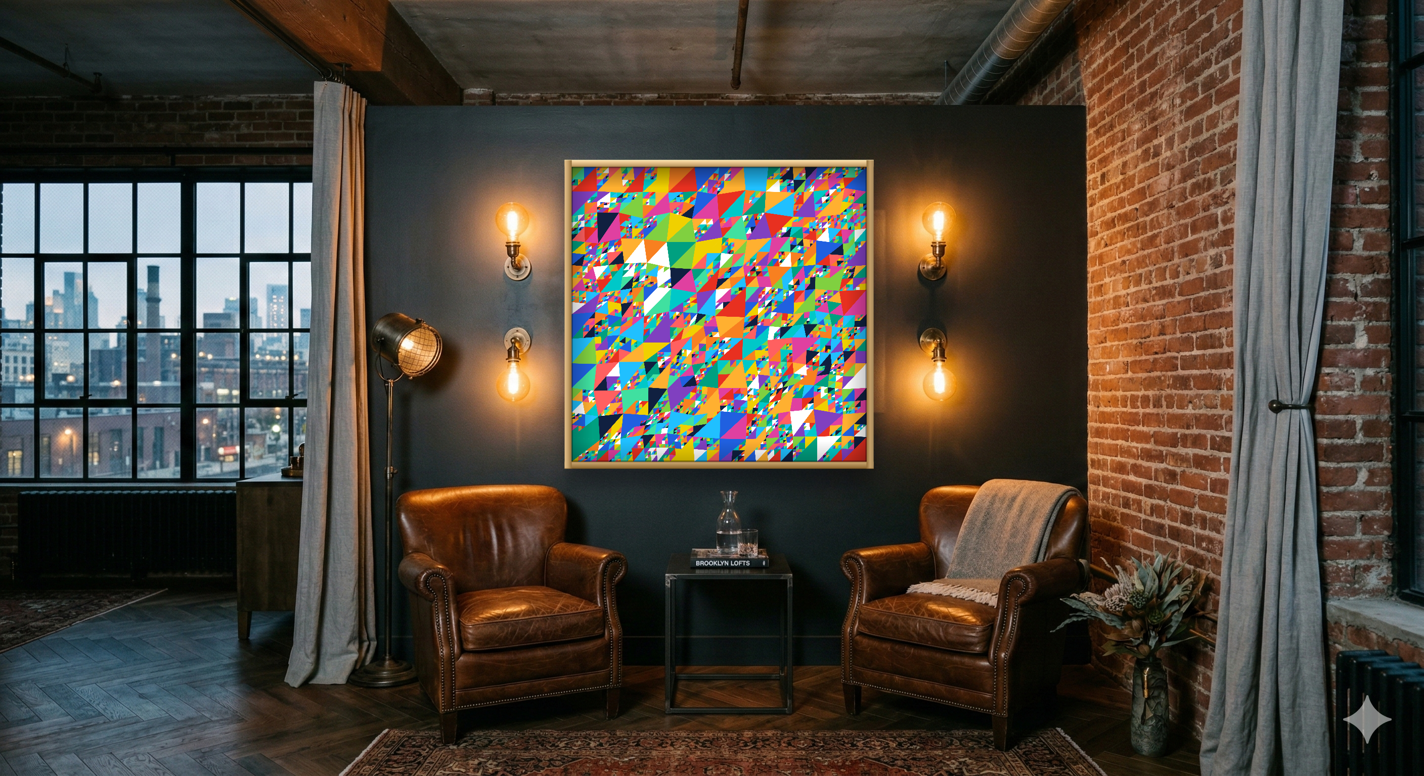 Industrial hotel setting