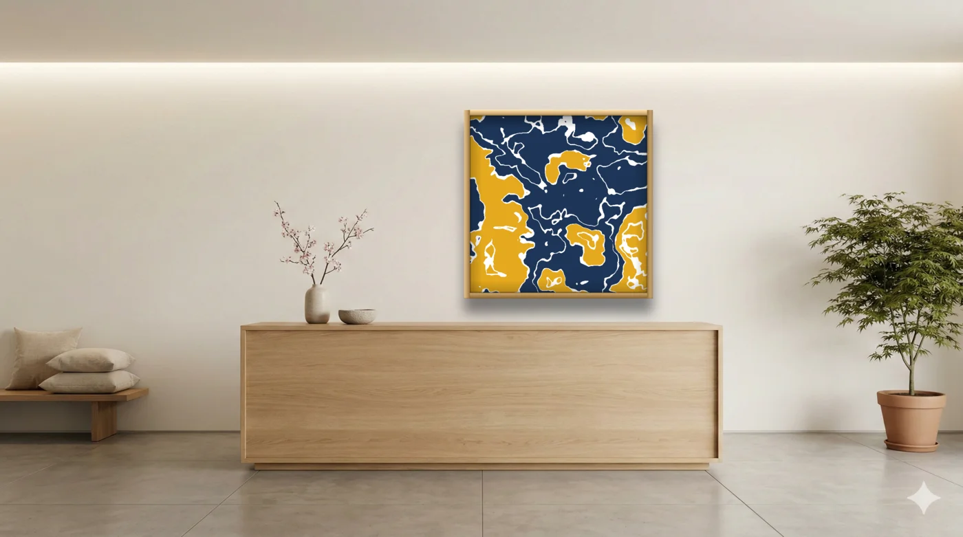 Japandi hotel setting