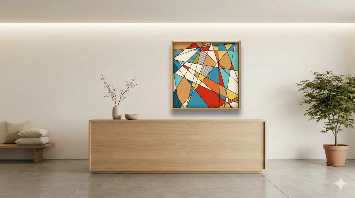 Japandi hotel setting