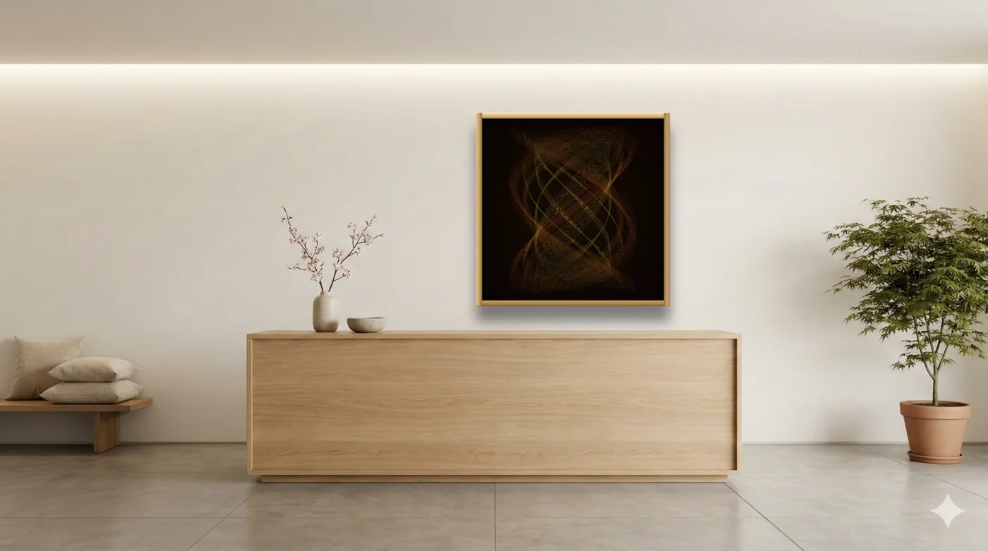 Japandi hotel setting