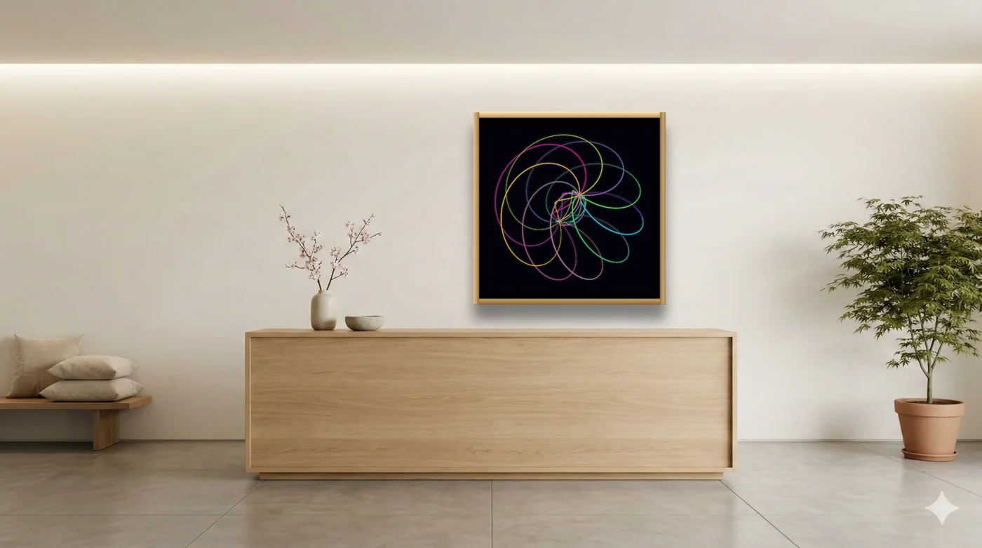 Japandi hotel setting