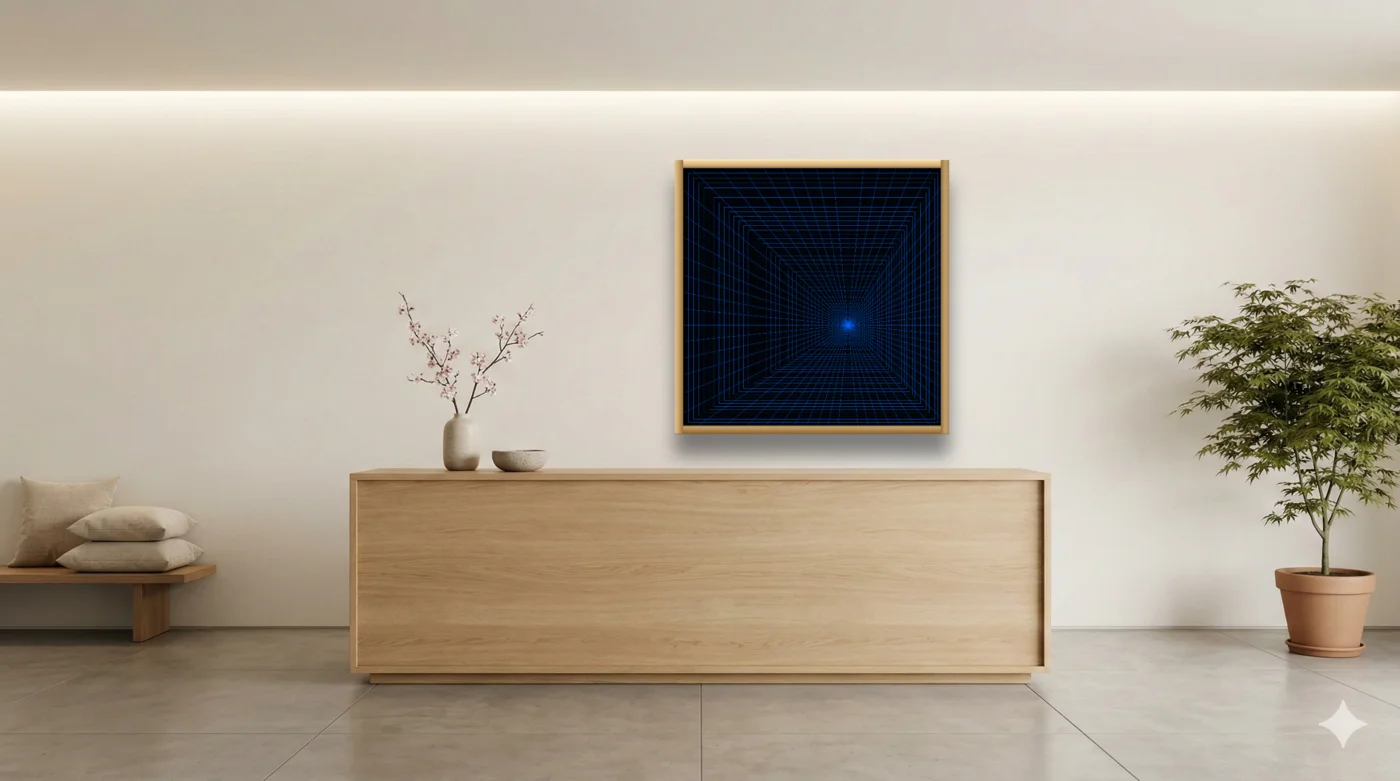 Japandi hotel setting