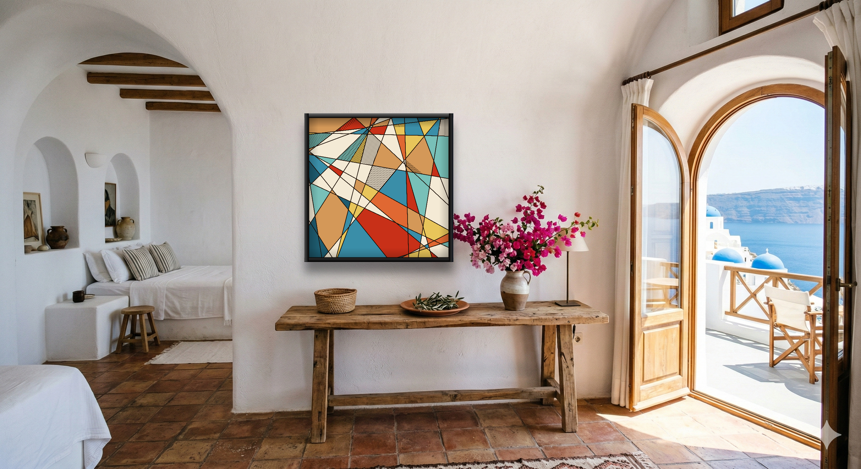 Mediterran hotel setting