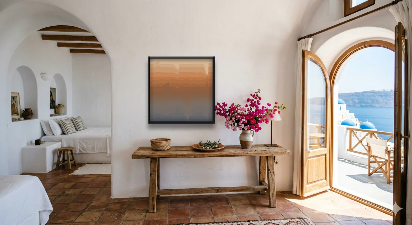 Mediterran hotel setting