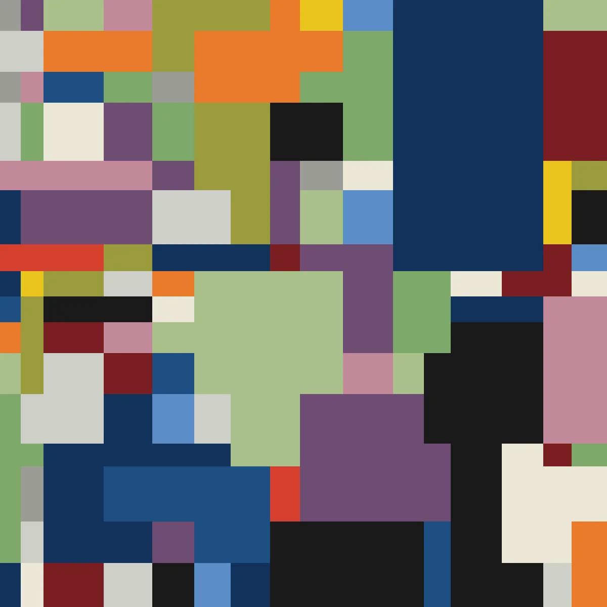 Chroma Blocks — generative artwork by Lumen & Logic