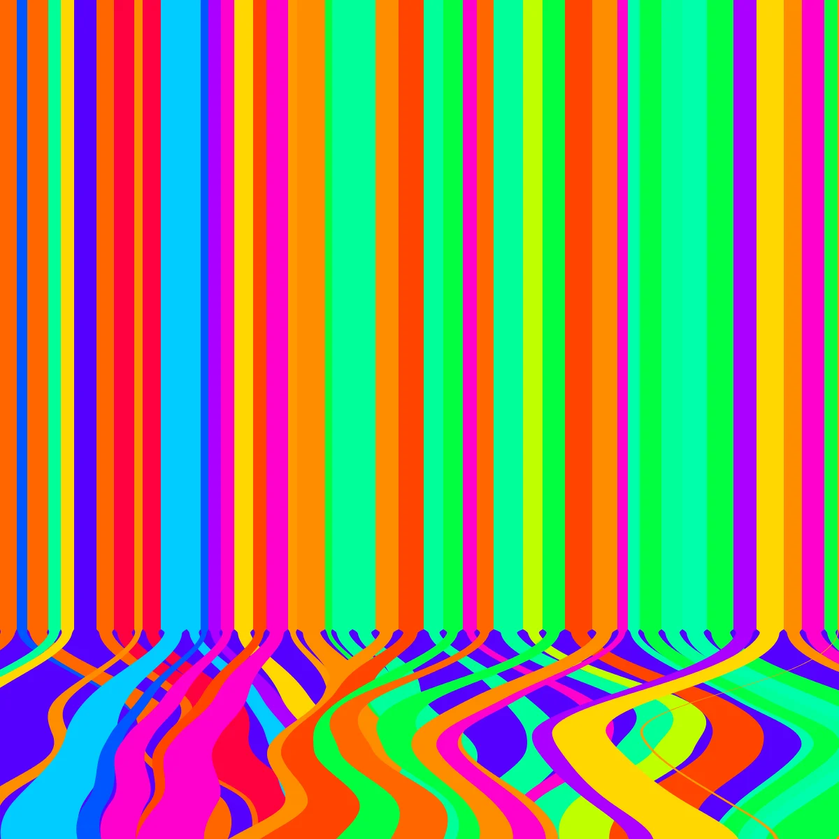 Color Drip — generative artwork by Lumen & Logic