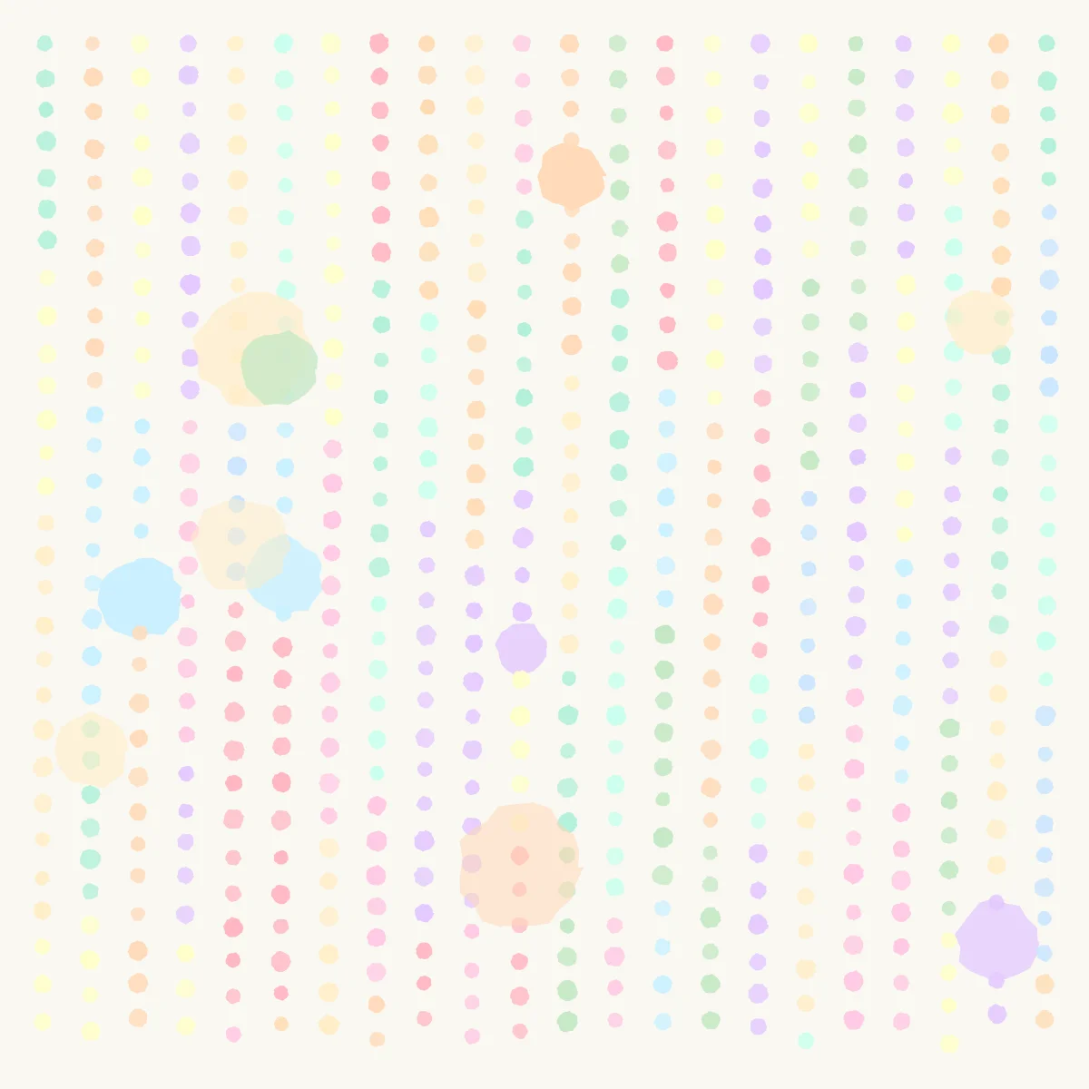 Dot Columns — generative artwork by Lumen & Logic