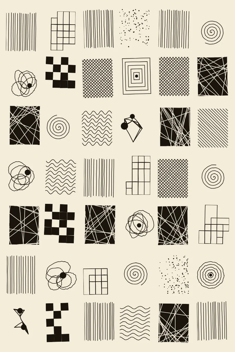 Ink Swatches — generative artwork by Lumen & Logic