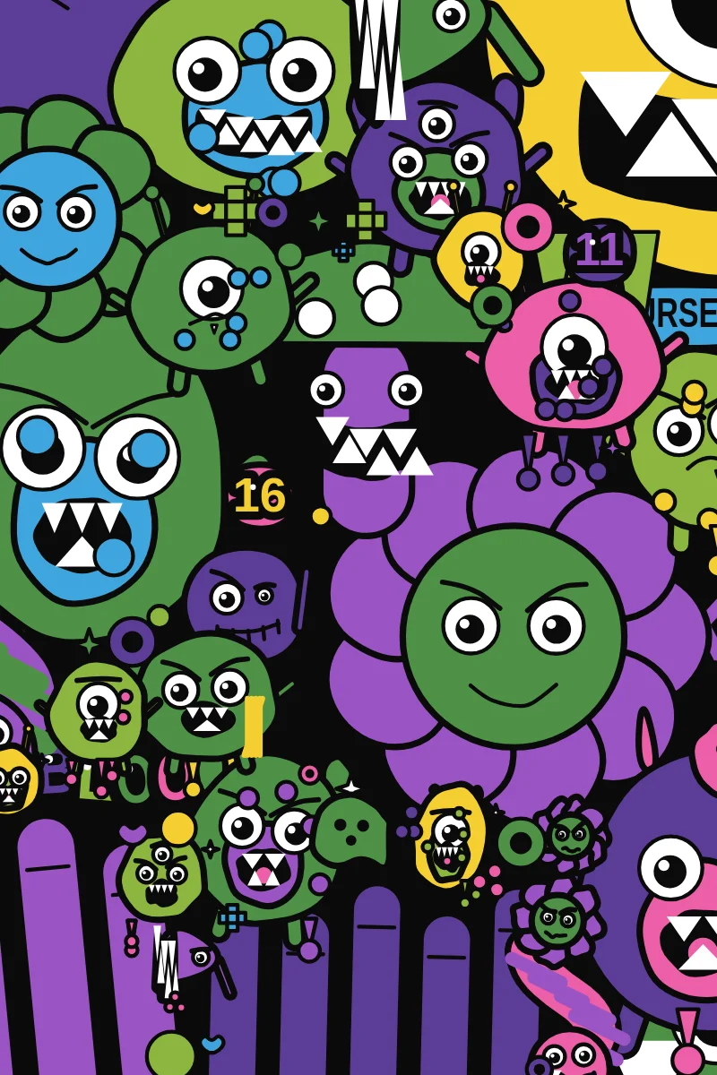 Monster Mash — generative artwork by Lumen & Logic
