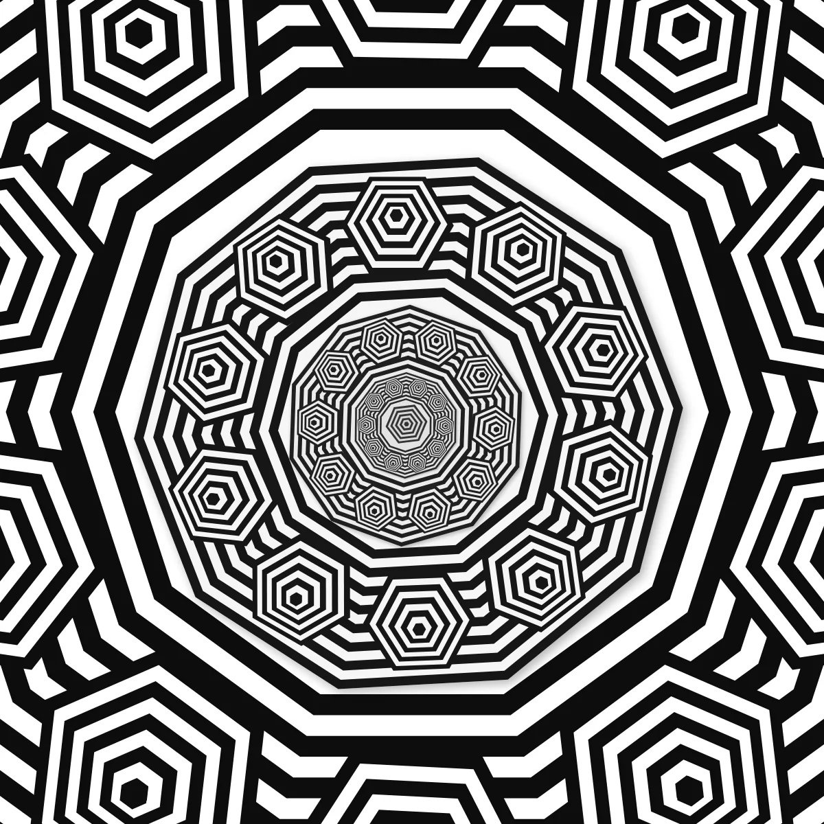 Op Well — generative artwork by Lumen & Logic