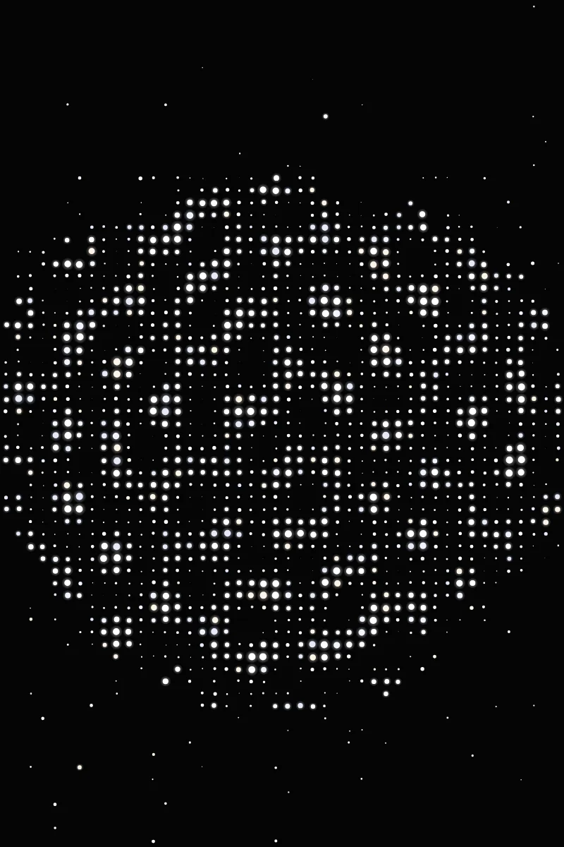Pin Nebula — generative artwork by Lumen & Logic
