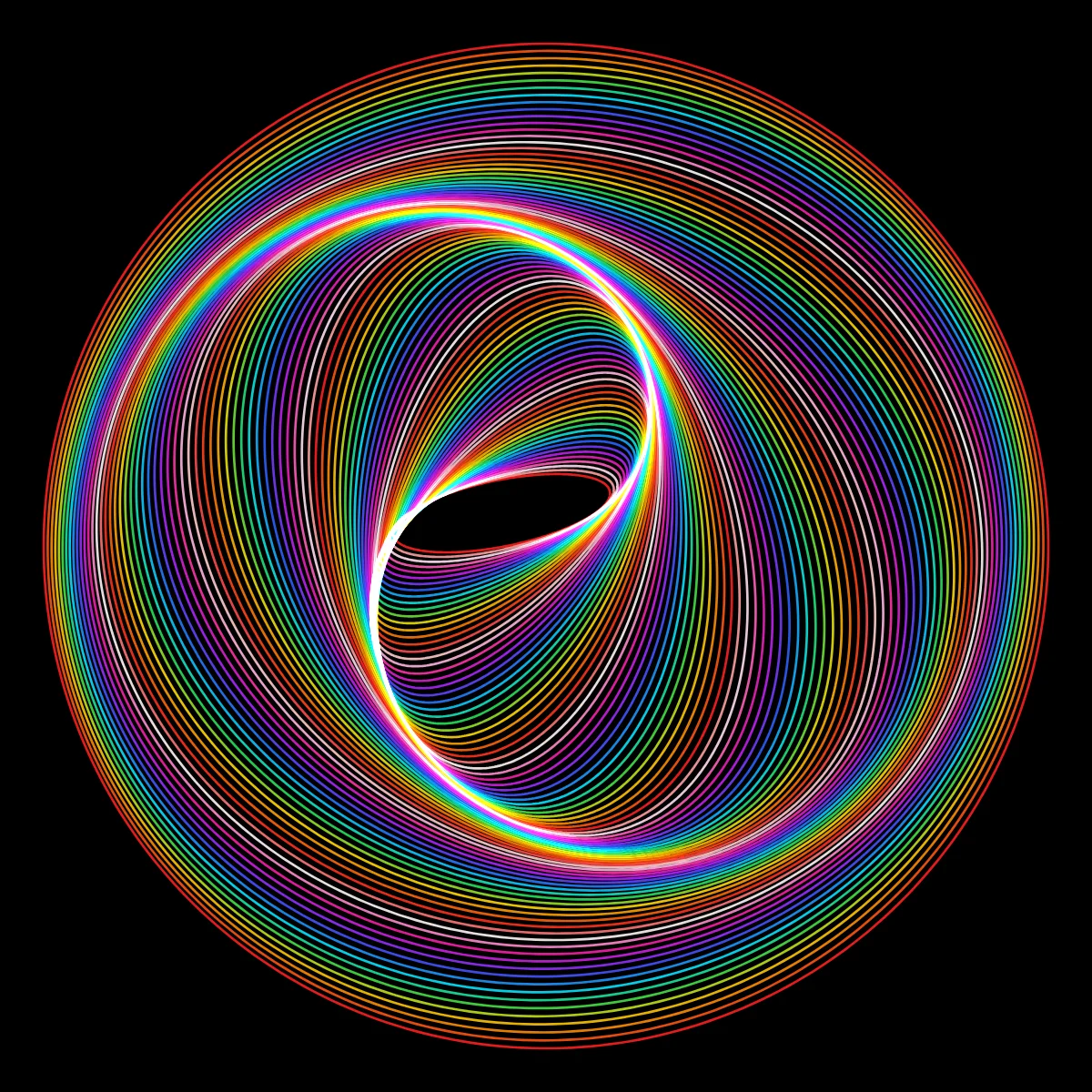 Spectral Torus — generative artwork by Lumen & Logic