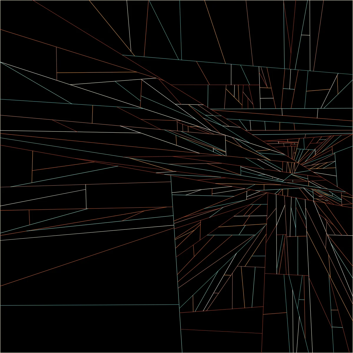Splinter — generative artwork by Lumen & Logic