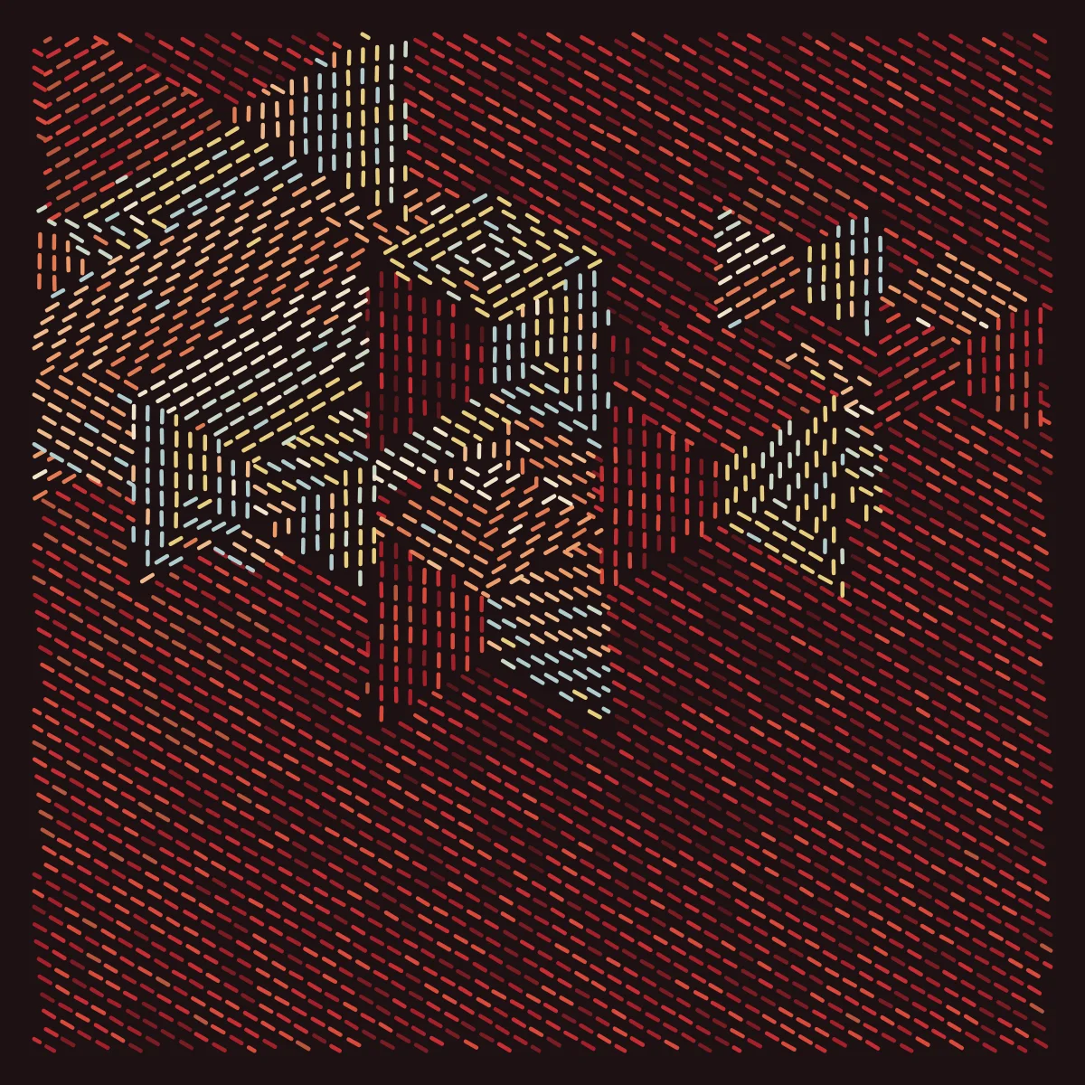 Stitch Grain — generative artwork by Lumen & Logic