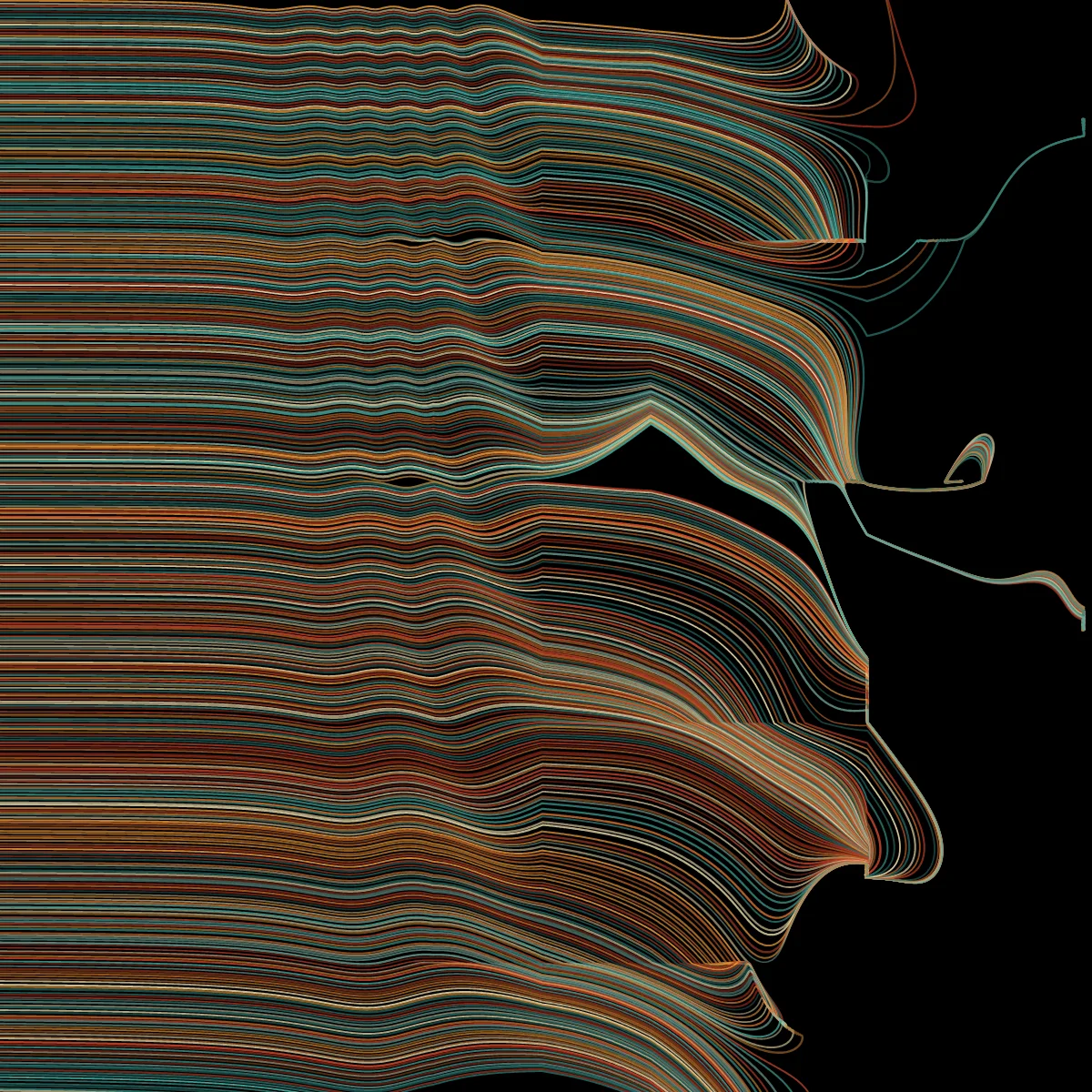 Windswept — generative artwork by Lumen & Logic